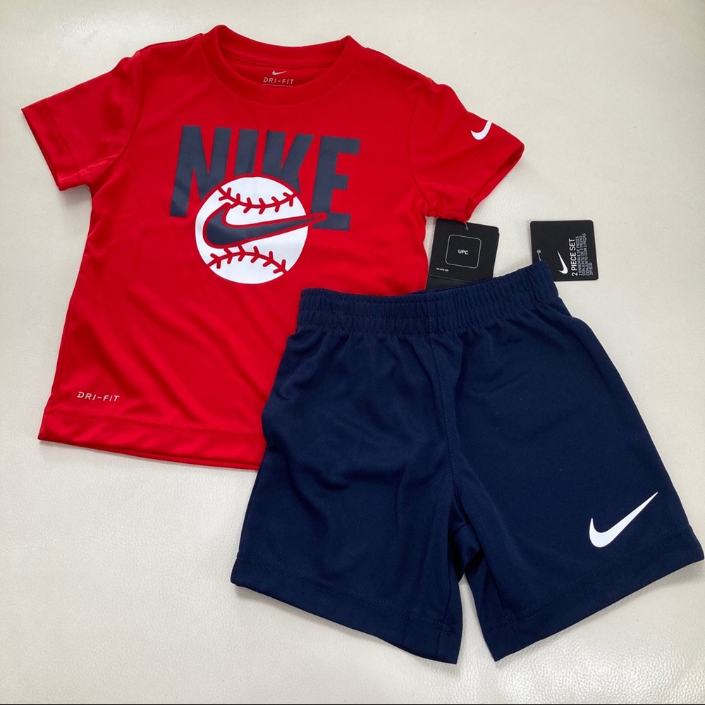 Nike baseball ⚾️ cute active shorts tee set - Picture 4 of 5